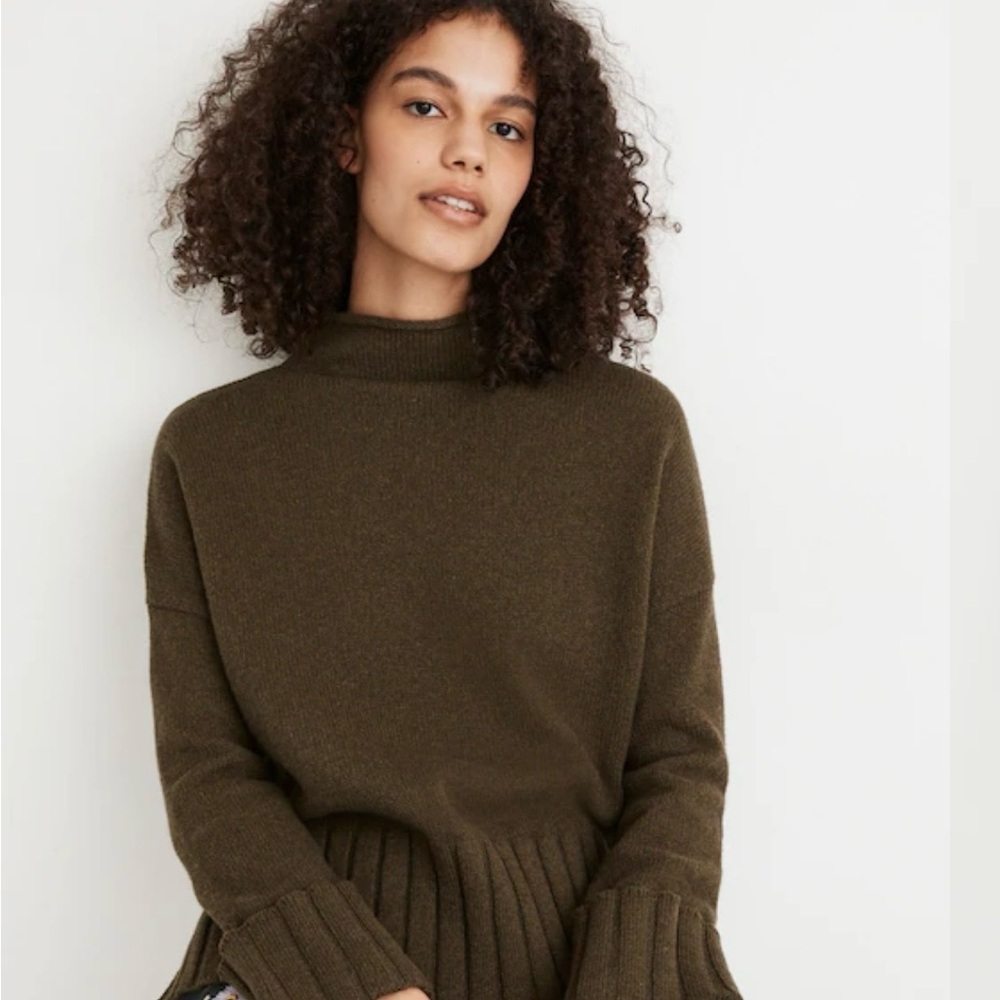 Madewell Glennmoor Mockneck Sweater EUC - Picture 2 of 8
